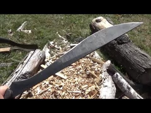 Makhaira Brush Sword (Machete) Review ($30) - (Schrade SCHMBS Priscilla)