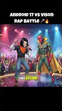 Android 17 vs Vision rap battle #dbz #marvel #anime #rapbattle #dragonball