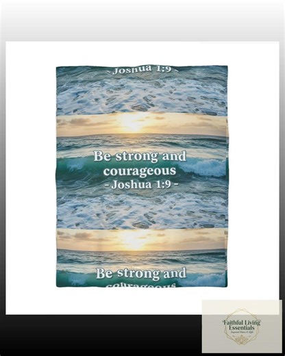 Be Strong & Courageous Microfiber Duvet Cover — Positive Bible Quote Bedding