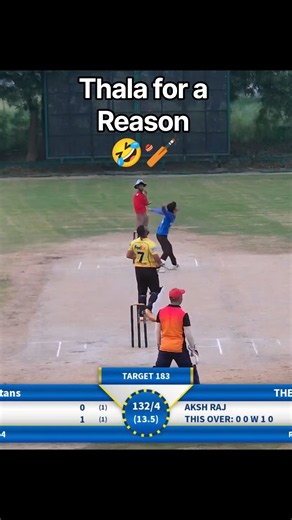 Thala for a Reason🤣🏏 #teamanimals #cricket #crickethighlights #explore #cricketlover