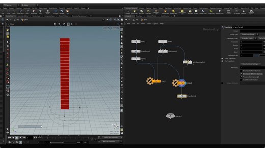 Houdini Quaternion , Matrix Rotate with Vop & Vex