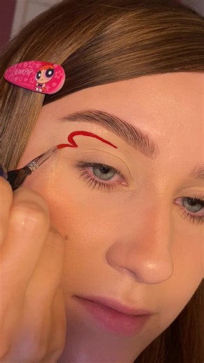 Powerpuff Girls Blossom Inspired Makeup Look