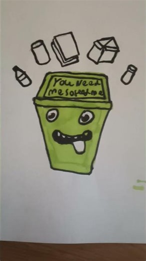 my cute recycling bin