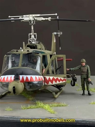 UH-1C Frog Gunship Scale Model: Vietnam War History