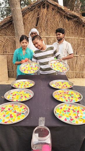 Good game drop plastic ball in dibba of plastic for jelly challenge #funnygame #short #video