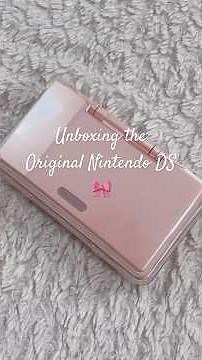 Unboxing the original Nintendo DS 🎀 hard to believe it’s been 22 years since the first launch 🩷