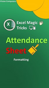 Excel count if formula trick 🔥🔥❤️ Attendance trick Excel tips and tricks . . (Excel, excel tips, excel tricks, excel tips and tricks, excel hacks, excel tutorials, ms excel, ms excel tutorials, ms excel excel shortcuts) . #excel #excelsheet #exceltipsandtricks #msexcel #exceltraining #excelforbeginner #exceltutorial #msexceltricks #excelfunction #excelformula | Vision Computers