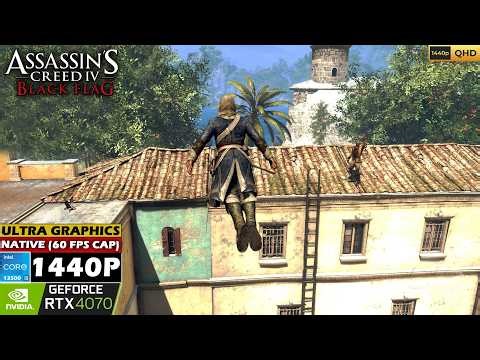 Assassin’s Creed Black Flag | RTX 4070 Ultra Graphics Test (Capped at 60 FPS)