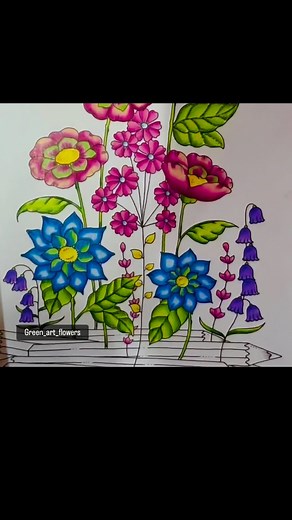 200 reactions · 15 shares | The color along on my YouTube channel 勺 , From small victories coloring book by Johanna Basford, I used prisma colored pencils #johannabasford #johannabasfordcoloringbook #smallvictories #smallvictoriesjohannabasford #prismacolor #coloringbook #coloringtherapy #tutorial #art #artoftheday #artistsoninstagram #artofinstagram #flower #flowers #goodmorning #colored #coloredpencils #coloredpencil #colours #colour | GreenArt Flowers | Facebook
