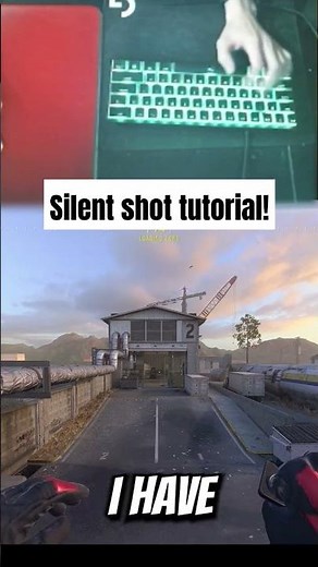 MW3 Silent Shot Tutorial 🔪 #callofduty #cod #silentshot