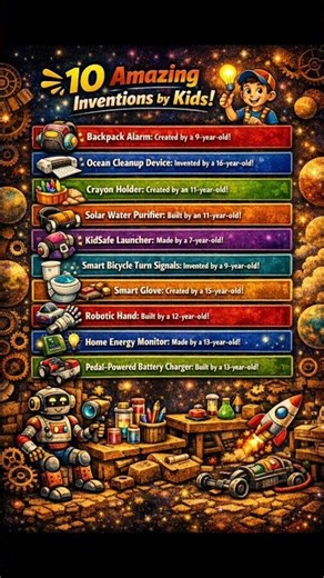 10 Amazing Inventions by Kids! – Part 3 👦✨