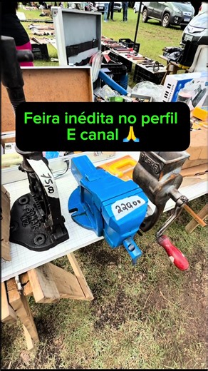Feira do Rolo Atibaia SP: ferramentas antigas e antiguidades