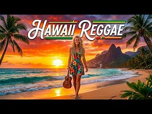 🌊 Ocean Breeze Aloha 🌴 Hawaiian Reggae Mix with Tropical Sunset & Island Relaxation
