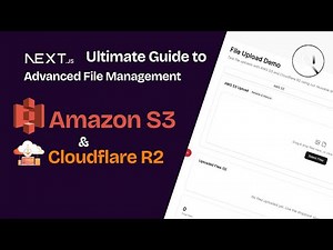 Next Level Amazon S3 AND Cloudflare R2 : The Ultimate Guide to advanced Handling Files in Next.js
