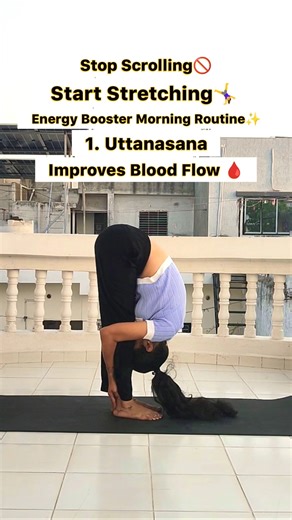 Stop Scrolling, Start Stretching! 🌅 7 Min Morning Yoga for Energy | #YogaForBeginners #EnergyBooster