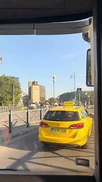 ハンガリー路線バス Széchenyi Lánchíd 首都ブダペスト セーチェーニ鎖橋 を路線バスで渡る