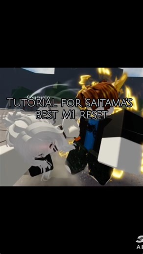 Saitama's best M1 reset tutorial +100% combo #tsb