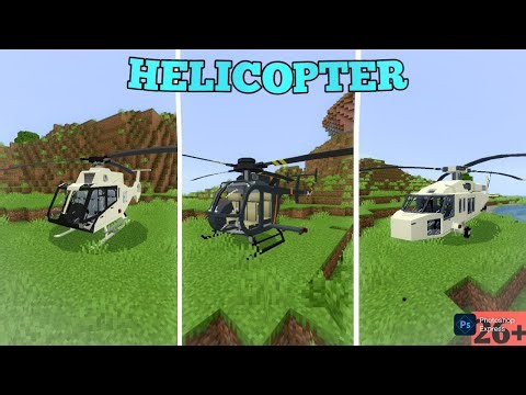 🔥 Minecraft PE Helicopter Mod Review! 🚁 Fly Like a Pro in Survival Mode 😱