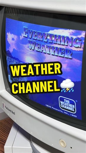 “Everything Weather” from the Weather Channel circa 1995. The perfect multimedia disk to go along with the Packard Bell Corner Computer. ⛈️ #computer #vintagecomputer #packardbell #weather #weatherchannel #meteorologist #retro #1995 #90s #multimedia