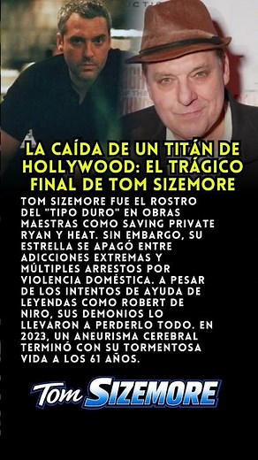 La Caída de un Titán de Hollywood: El Trágico Final de Tom Sizemore.