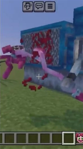 Poppy Playtime Chapter 2 Mommy Long Legs Death Scene MOD in Minecraft PE 😳 #shorts