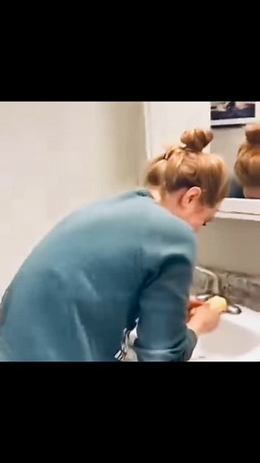 Simple Giggle on Instagram: "🧼🥔🤭 #couplegiggles #potatoes #dailylaughs #honestlaughs #smile #funnyworld #giggle #praisetherealreelmaker Follow @simple.giggle for more giggles. All rights to the images, music, clips and other materials used, belong to their respective owners."