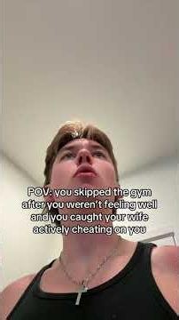 HE WAS IN THE BATHROOM… #cheating #wife #busted