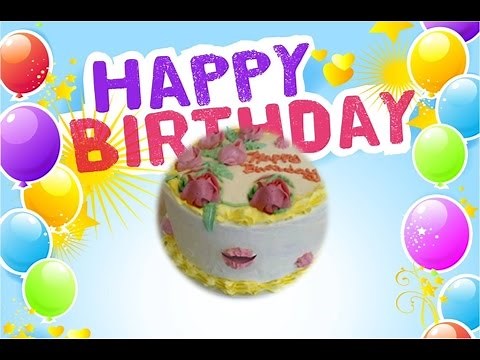 FUNNY CAKE singing happy birthday