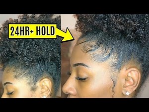 How To SAFELY LAY YOUR EDGES | Baby Hair Tutorial for Type 4 Hair/ Edges
