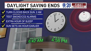 1.4K views · 65 reactions | Don't forget to set your clocks back one hour before going to bed on Saturday night as it's time to, "Fall Back". | Steve Knight CBS 21 News | Facebook