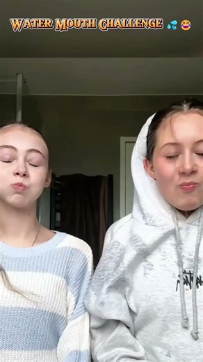 Don’t Laugh with Water in Your Mouth 💦😂 (Spit = LOSE!) #Comedy #Shorts #WaterChallenge