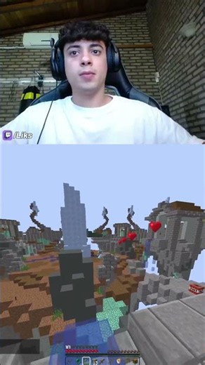 Me asustó con la skin del RichMC 😨 #minecraft #mc #clips #shorts #gaming