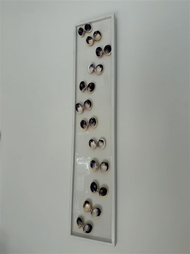 Clam Shell Butterfly Wall Art – Coastal Resin Artwork – Handmade Beach House Decor – Hamptons Inspired - Etsy