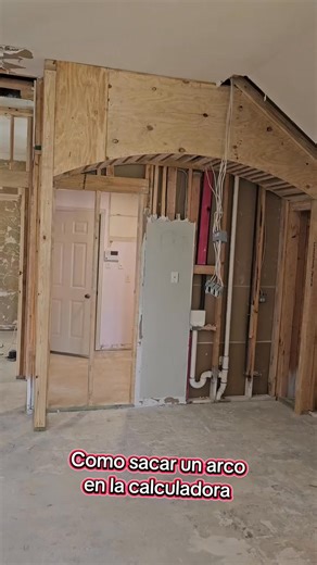 Como sacar un arco en la calculadora Master Pro Construction #reelsfyp #fyp #construction #framing #viralvideo | Henry F Ramos