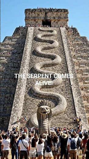 The Pyramid That Creates a Living Serpent! 🐍 | El Castillo Mystery Explained
