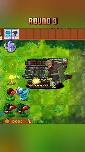 crazy fusion plants vs 40 giga gargantuar max #pvzfusion #mobilegame #pvzgame #plantsvszombies