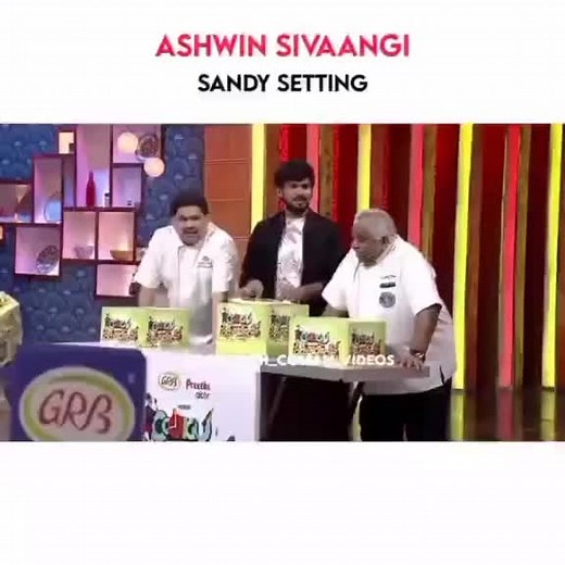 this week ashwin and sivaangi pair Sandy setting 👆 #cookwithcomali #cookwithcomalishivangi #cookwithcomaliashwin #sandymaster #ashwinsivangi #CWC2