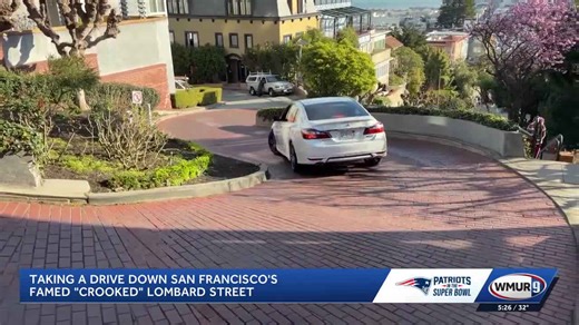 Taking a drive down San Francisco's famous Lombard Street