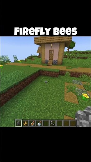 Firefly Bees 🐝 #minecraft #shorts