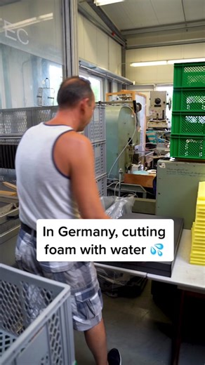 Foam Cutting with Water Jet | Aqua Laser Technology
