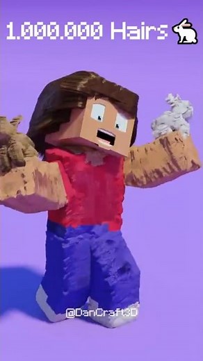 0 vs 1 MILLION Hairy Rabbits 🗿 👀 | Most Satisfying Hair Simulation