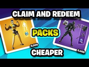 How to Claim and Redeem fortnite packs......