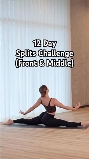 12 Day Splits Challenge 💪🏼link in description