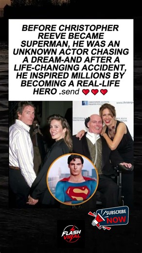 The Heartbreaking & Inspiring True Story of Christopher Reeve! 🦸‍♂️❤️#shorts #viral #superman