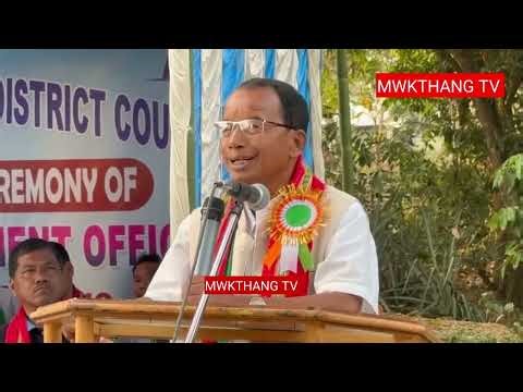 ADC ni Baba Tabuk khe Tamo ni Buphang Wngnai Thangkha Saka EM Rabindra Debbarma