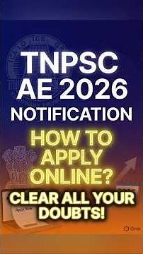 TNPSC CTS NON INTERVIEW POST HOW TO APPLY ONLINE | TNPSC AE 2026 APPLY ONLINE STEP BY STEP