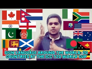 Exploring Sign Languages: How 20 Countries Communicate During the ICC T20 World Cup