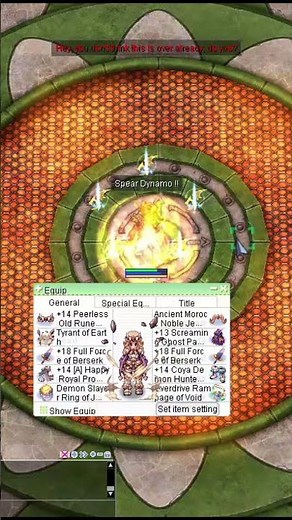 [iRO Chaos] +14 [A] Royal Prontera Cape Ignition Break Dragon Knight | Temple of Demon God | #shorts