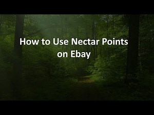 How to Use Nectar Points on Ebay