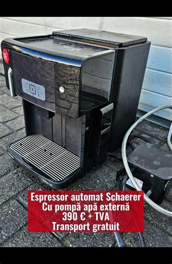 Espressor automat SchaererCu pompă apă externă. 390 € + TVA. Transport gratuit